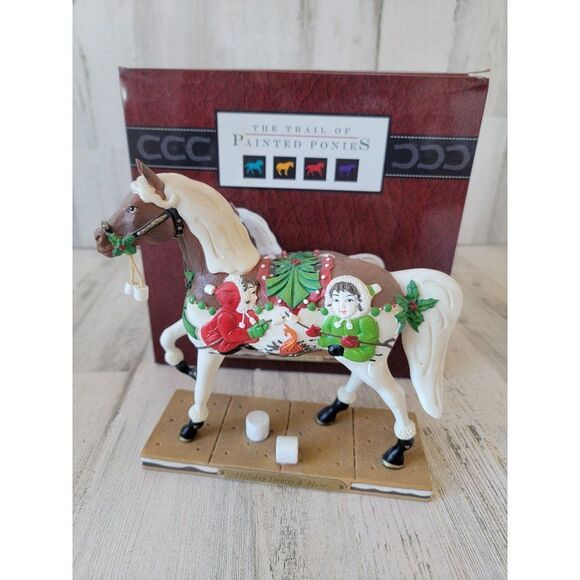 Trail of Ponies Holiday S'mores & More Enesco 2010 collectible - Picture 1 of 5